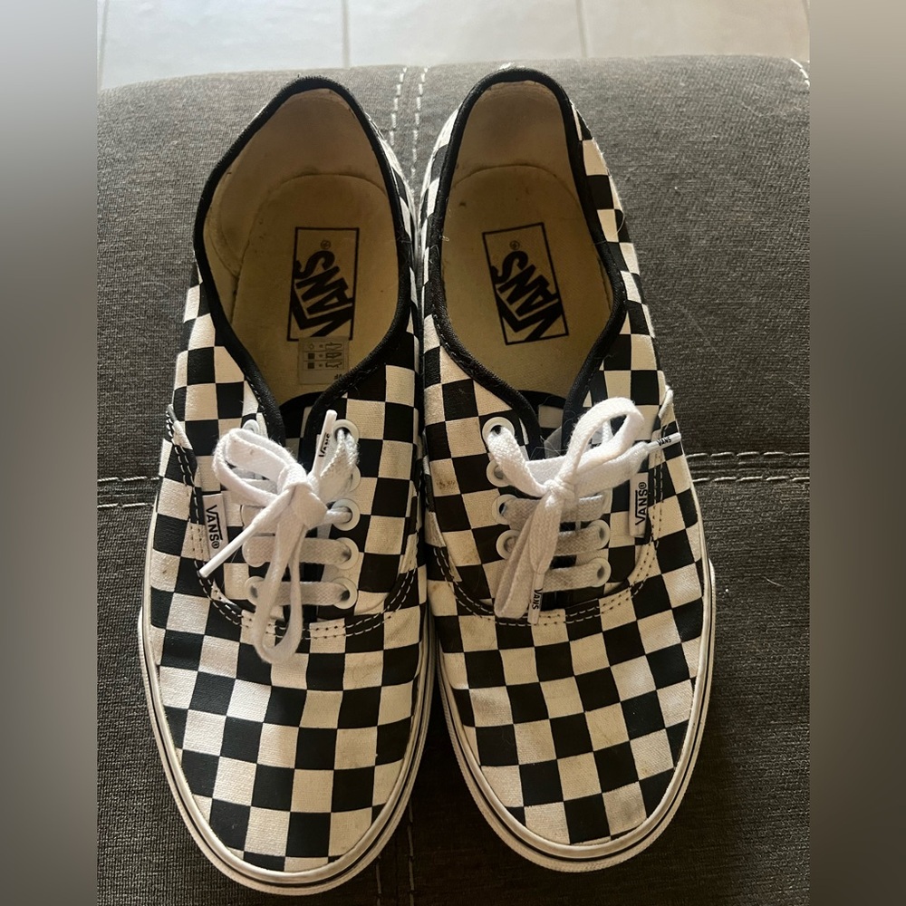 Checkered Vans
